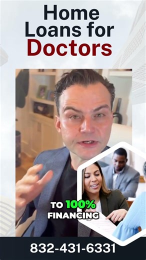 Doctor Home Loan Program: 100% Financing Up to $2M #shorts