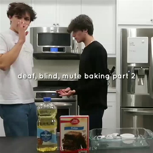 Blind Mute Deaf Baking Challenge with Sturniolo Triplets | Part 2