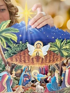 23 reactions · 23 shares | Celebrate the season of cheer and bring color to long winter nights with our Starlit Nativity! | Freshcut Paper | Facebook