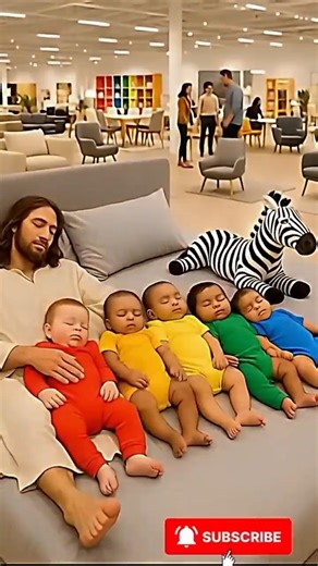 Jesus and Rainbow Babies Find Rest with a Gentle Zebra 🦓🌈 #amen