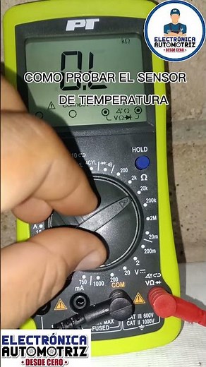 How to test the temperature sensor with a multimeter #automotivemaintenance #automotivemaintenance
