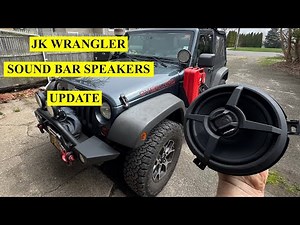 How to Upgrade Jeep Wrangler JK Overhead Sound Bar Speakers - Step-by-Step Install