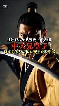 【１分でわかる歴史上の人物】中大兄皇子 #1分雑学#歴史#学び直し