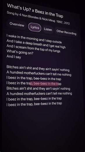 what's up x beez in the trap lyrics tiktok song