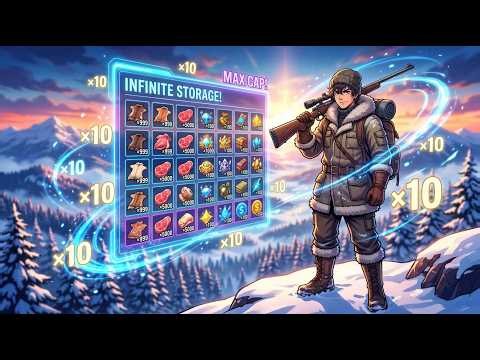 10x Time Speed + Infinite Storage: Insane Hunting in the Wild Khingan Mountains!