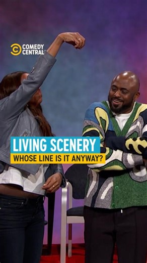 Sometimes you've just got to wing it ✈️ #WhoseLineIsItAnyway #WayneBrady #RyanStiles #ColinMochrie | Comedy Central UK