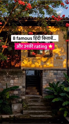 8 famous हिंदी किताबें… मेरी honest rating📚 #hindibooks #hindiliterature #hindisahitya #books