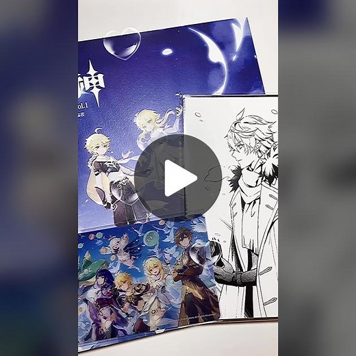 Genshin Impact Artbook Collection: Volume 1, 3, and Official Edition