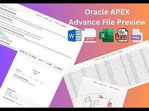 Oracle APEX Advance File Preview