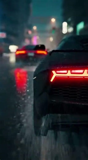 Epic Sports Cars Race Through Rainy NYC Streets in 4K!