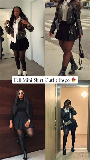 Fall Mini Skirt Outfit Inspiration for Stylish Looks
