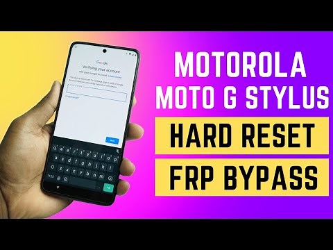 2023 UPDATE - Moto G Stylus 5G Hard Reset & FRP Bypass Android 12 Without PC [Full Solution]