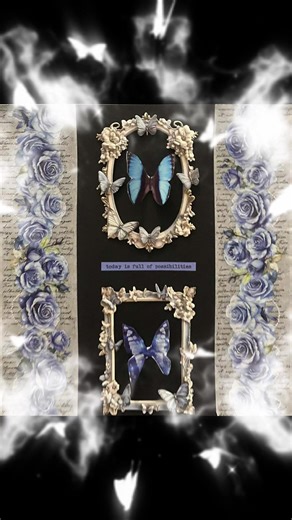 🖤💙🦋”Today is full of possibilities”🦋💙🖤