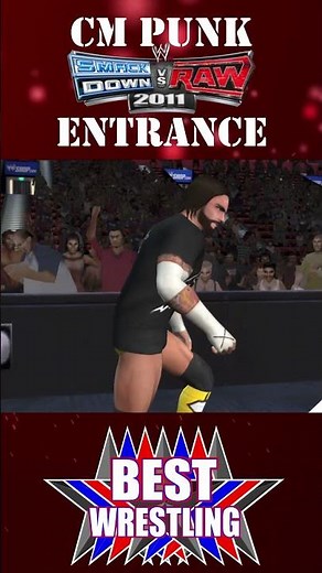 CM PUNK Entrance SDvR11 #wwe #gameplay #cmpunk #smackdown #vs #raw #2011 #wrestlemania #wrestling