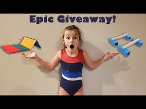 Epic Gymnastics Giveaway / My Home Gymnastics Equipment