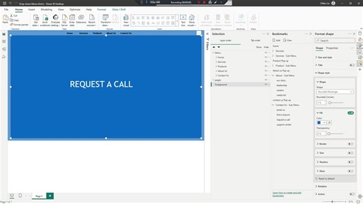 Power BI Dropdown Menu Template for Smoother Navigation | Chiko Liu posted on the topic | LinkedIn