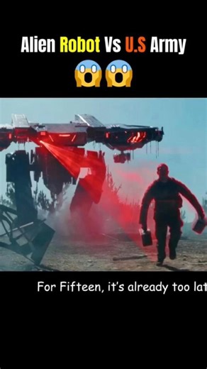 Alien Robot Attacks U.S. Army 😱 | War Machine (2026) #shorts