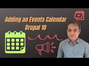 Adding an Events Calendar View | Drupal 10 Beginner | Drupal Calendar module | Drupal event calendar