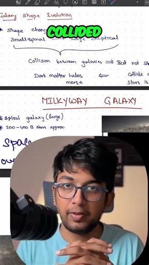 Elliptical Galaxies: Collisions, Dark Matter, and Stars #shorts