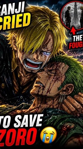 Sanji Cried For Zoro 😢#onepiece #zoro