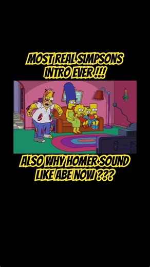 Real Simpsons Intro #thesimpsons #thesimpsonsclips #homersimpson #bartsimpson