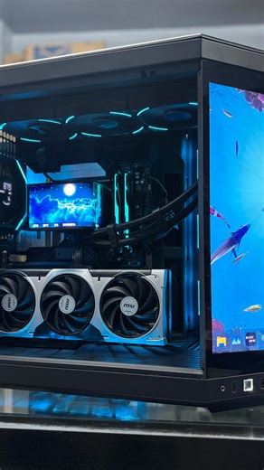 Personalize your new gaming PC to match your setup and style. This PC build is a statement for the client whi want their desk to show the aesthetics. #CustomPC #GamingPC #PCBuild | Strategic Technologies Gaming Computers