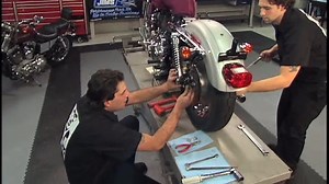 Harley Sportster Rear Tire Removal & Replacement