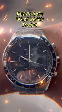 Death note wrist watch ⌚️ promo. ( Light Yagami’s secret compartment wristwatch.)