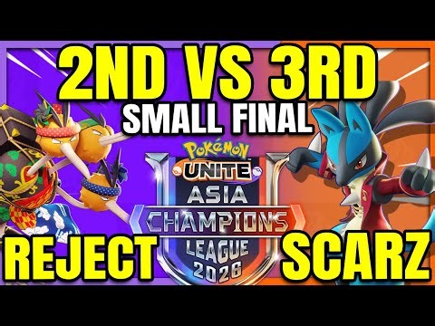 OVERLORD IN A BATTLE FOR TOP 3 Reject vs Scarz - ACL Japan | Pokemon Unite