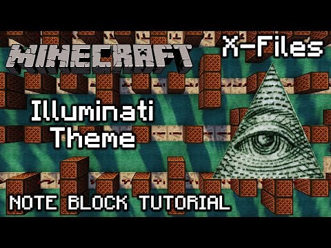 X-Files Theme - Minecraft Note Block Tutorial (Illuminati)