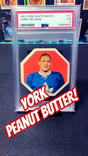 1963 York White Backs Larry Hillman! 🏒 | Vintage Peanut Butter Hockey!