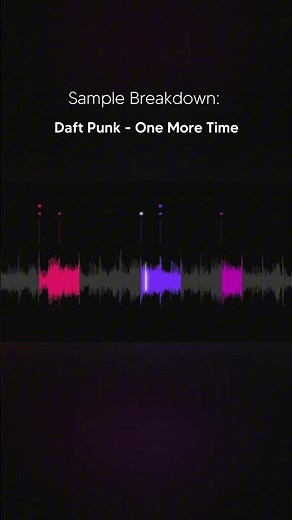Sample Breakdown: Daft Punk - One More Time #fyp #music #daftpunk #edm #dancemusic #howto #tutorial