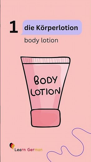 5 German Words a day – im Bad | in bathroom | #learngerman | #shorts