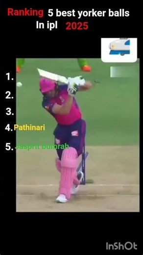 Ranking 5 best yorker balls in ipl 2025 #viralvideo