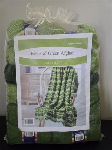 Crochet Afghan Yarn and Pattern Kit - Etsy