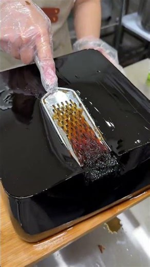 It Looks Like Hair… But It’s a Drink Topping?! #taiwanfood #streetfood