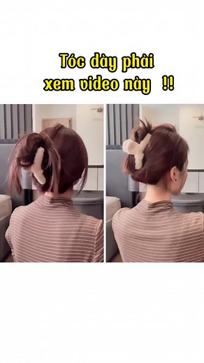 Cách kẹp càng cua cho tóc dài và dày siêu đơn giản