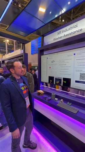 Edge Impulse on Instagram: "Edge Impulse is at CES 2026 this week, where we’re showcasing many aspects of our powerful edge AI software tools at the @qualcomm booth. Here’s our XR demo using @tclbrand #RayNeo glasses powered by Snapdragon AR1. An Edge Impulse–trained YOLO-Pro object detection model, combined with speech recognition and RAG-enabled LLMs, lets industrial frontline workers identify parts and get answers hands-free — without stopping work. Want to meet up at CES? Swing by the Qualco
