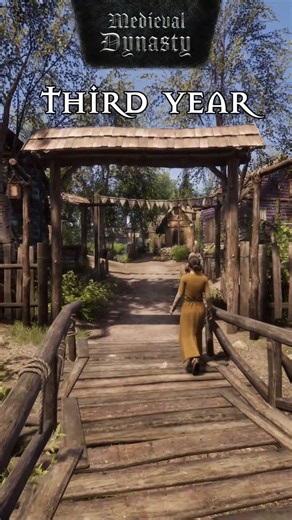 Time passes, and your village slowly grows… 🥰 #medievaldynasty #rendercube