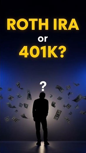 Roth IRA vs 401k Explained in 45 Seconds