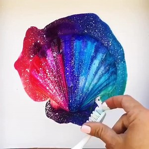 125K views · 269 reactions | Shell painting using alcohol inks. Full tutorial—> https://colormadehappy.com/galaxy-painted-shells-using-alcohol-inks/ | Color Made Happy | Facebook