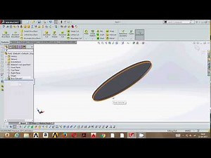 Circular disc formation using solidworks