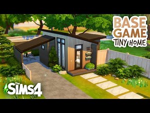 Base Game Tiny House // The Sims 4 Speed Build