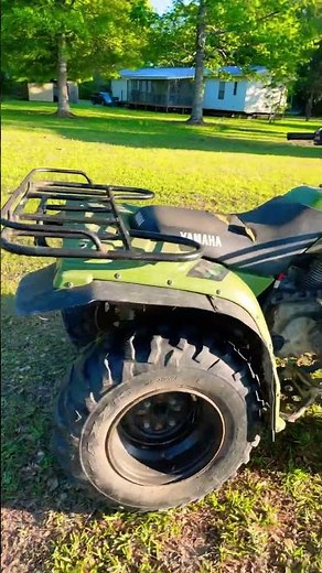 Yamaha Timberwolf 250 start up and idle.