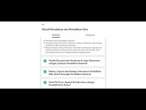 LATIHAN PEMAHAMAN DAN REFLEKSI | MODUL 3 | FILOSOFI PENDIDIKAN DAN PENDIDIKAN NILAI | PPG 2025