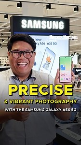 531 reactions · 3 comments | Looking for a phone that delivers stunning photo quality?  The NEW Samsung Galaxy A56 5G features advanced Face AI technology that captures every smile, plus Super HDR on both front and rear cameras for vibrant, true-to-life colours in any lighting. Every shot, picture perfect.   Visit a Harvey Norman store today >> bit.ly/2Z1GkzD | Harvey Norman Malaysia | Facebook