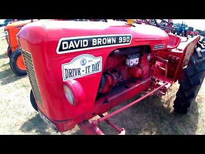 1965 David Brown 990 Implematic 3.0 Litre 4-Cyl Diesel Tractor (52HP)