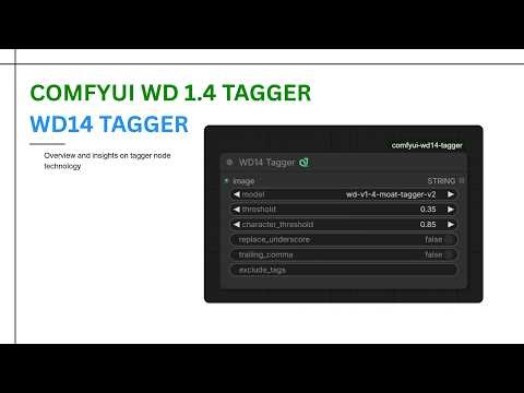 ComfyUI Node: WD14 Tagger