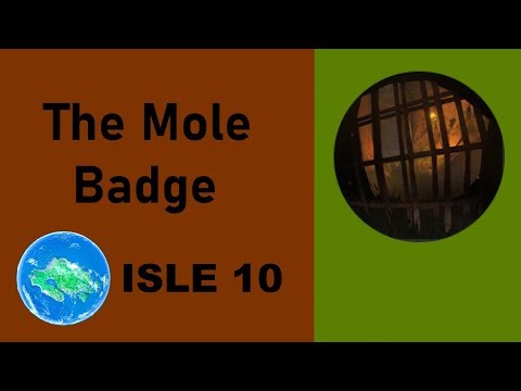 How to get The Mole badge Isle (ROBLOX)
