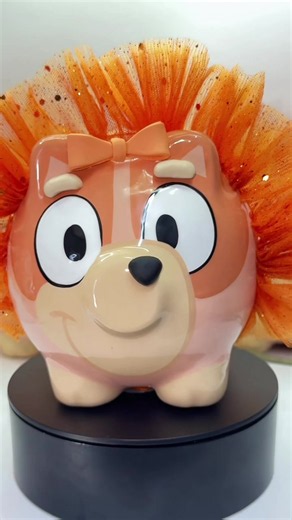 Alcancía de Bingo personalizada para fans de Bluey